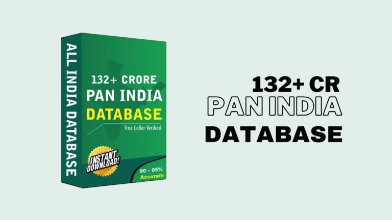 132+ Crore Pan India Database for Digital Marketers