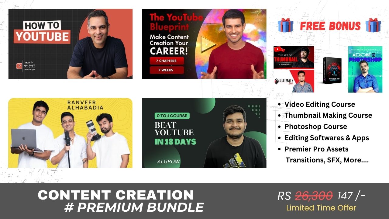 Content Creation Premium Bundle Pack